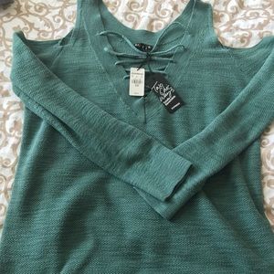 Express reversible sweater